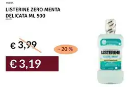 Prezzemolo e Vitale Listerine zero menta delicata offerta