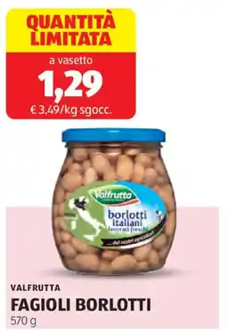 ALDI Valfrutta fagioli borlotti offerta