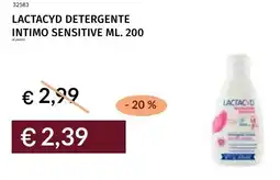 Prezzemolo e Vitale Lactacyd detergente intimo sensitive offerta
