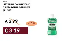 Prezzemolo e Vitale Listerine colluttorio difesa denti e gengive offerta