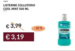 Prezzemolo e Vitale Listerine collutorio cool mint offerta