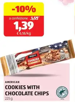ALDI American cookies with chocolate chips offerta