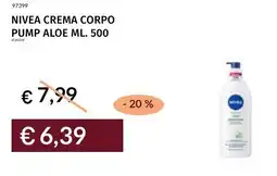 Prezzemolo e Vitale Nivea crema corpo pump aloe offerta