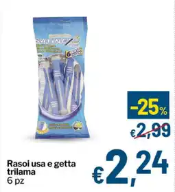 Qui Discount Rasoi usa e getta trilama 6 pz offerta