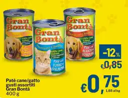 Qui Discount Patè cane/gatto Gran Bontà offerta