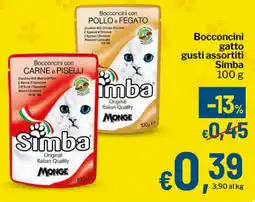 Qui Discount Bocconcini gatto Simba offerta