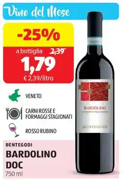 ALDI Bentegodi bardolino doc offerta