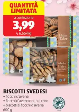 ALDI Biscotti svedesi fiocchi d'avena offerta