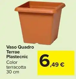 Carrefour Market Vaso Quadro Terrae Plastecnic offerta