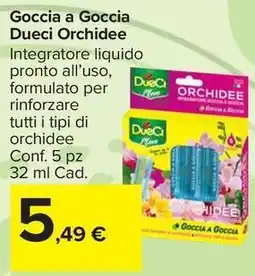 Carrefour Market Goccia a Goccia Dueci Orchidee offerta