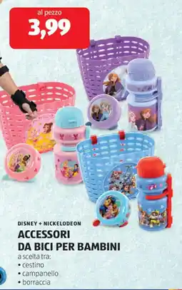 ALDI Disney + nickelodeon accessori offerta