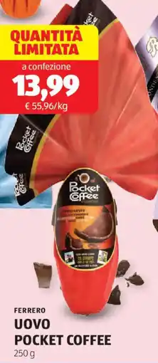ALDI Ferrero uovo pocket coffee offerta
