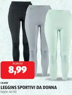 ALDI Crane leggins sportivi da donna offerta