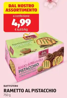 ALDI Battistero rametto al pistacchio offerta
