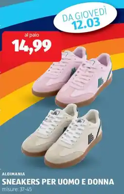 ALDI Aldimania sneakers per uomo e donna offerta