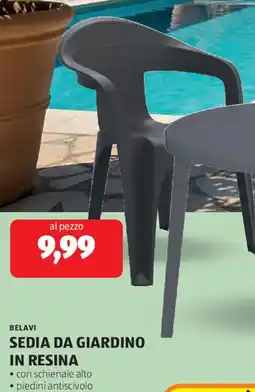 ALDI Belavi sedia da giardino in resina offerta