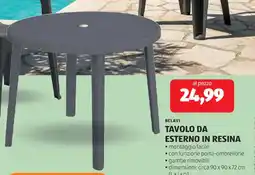 ALDI Belavi tavolo da esterno in resina offerta