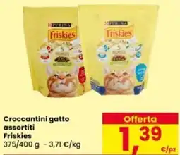 Eurospar Croccantini gatto Friskies offerta