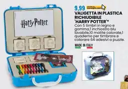 Eurospin Valigetta in plastica richiudibile 'harry potter' offerta