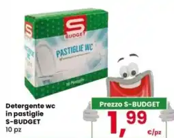 Eurospar Detergente wc in pastiglie S-BUDGET 10 pz offerta