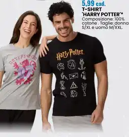 Eurospin T-shirt 'harry potter' offerta