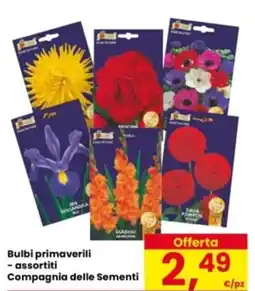 Eurospar Bulbi primaverili Compagnia delle Sementi offerta