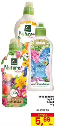 Eurospar Linea concimi liquidi Azovit offerta