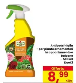 Eurospar Anticocciniglia per piante ornamentali in appartamento e balcone DueCi offerta