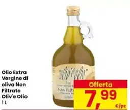 Eurospar Olio Extra Vergine di oliva Non Filtrato Oliv'e Olio offerta