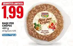 Eurospin Tre mulini base per crêpes offerta