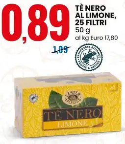 Eurospin Lester house tè nero al limone offerta