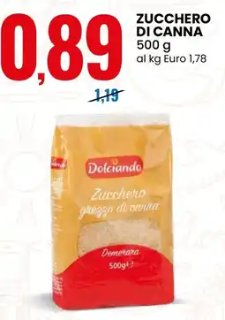 Eurospin Dolciando zucchero di canna offerta
