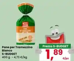 Eurospar Pane per Tramezzino Bianco S-BUDGET offerta