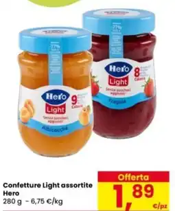 Eurospar Confetture Light Hero offerta