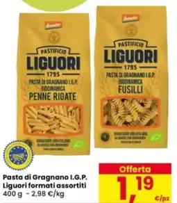 Eurospar Pasta di Gragnano I.G.P. Liguori offerta