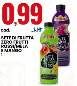 Eurospin Puertosol sete di frutta zero frutti rossi/mela e mango offerta