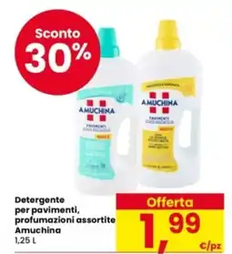 Eurospar Detergente per pavimenti Amuchina offerta