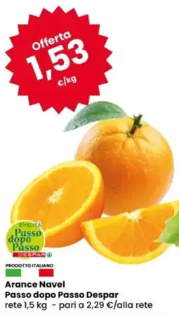 Eurospar Arance Navel Passo dopo Passo Despar offerta