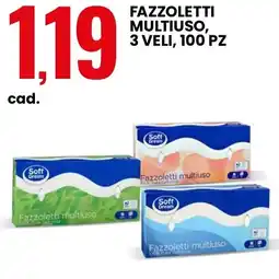 Eurospin Soft dream fazzoletti multiuso offerta