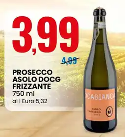 Eurospin Prosecco asolo docg frizzante offerta