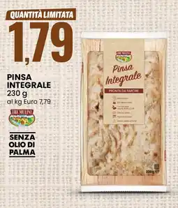 Eurospin Tre mulini pinsa integrale offerta