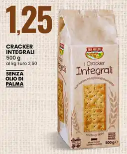 Eurospin Tre mulini cracker integrali offerta