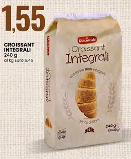 Eurospin Dolciando croissant integrali offerta