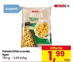 Eurospar Patate fritte a onda Spar offerta