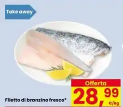 Eurospar Filetto di branzino fresco offerta