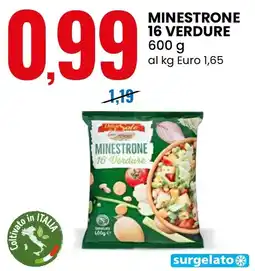 Eurospin Minestrone 16 verdure offerta