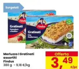 Eurospar Merluzzo I Gratinati Findus offerta