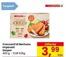 Eurospar Croccanti di Merluzzo Impanati Despar offerta
