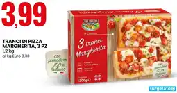 Eurospin Tre mulini tranci di pizza margherita offerta