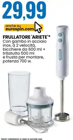 Eurospin Frullatore 'ariete' offerta